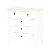 不二貿易 チェスト 幅80cm ミーティ ホワイトウォッシュ 53907