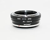 K&F キャノン対応 FDマウント- キャノン対応 EOS M マウントアダプター レンズクロス付 fd-eosm (KFEOSM)