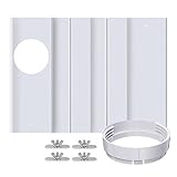 窓用ダクトパネル セット ダクトパネル スポットエアコン用 大窓と小窓に適用 隙間なし ウィンドシールド 窓枠シールド調整 新型ダクトアダプター 口径150ｍｍのホースに適用 換気 排気用 隙間がない 空調排気ダクト エアコン ポータブル 移動式エアコン 空調機器用 スポットエアコン