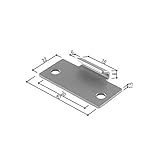 YKKAP メンテナンス部品 トップラッチ受 (HH-2K-14780) YS：シルバー *製品色・形状等仕様変更になる場合があります*