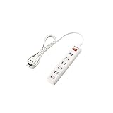 (まとめ)エレコム 一括スイッチ付省エネタップ T-E3A-2620WH〔×3セット〕