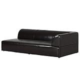 arne ソファー 3人掛け 3人用 肘掛 ローソファ 合皮 レザー リビング Hunt-L 3P 合皮ダークブラウン