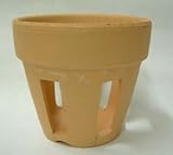 胴抜き素焼き鉢　4.5号　1枚　植木鉢　鉢　蘭　らん　ラン 観葉植物　園芸