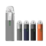 【MTL& RTL向け】Vaporesso LU-XE Q2 POD Kitポッド型 電子タバコ ベイプ ベパレッソ 小型 スターターキット1000mAH内蔵 カートリッジ付き 水蒸気タバコ でんしたばこ コンパクト 充電式KIT 禁煙 タール0 ニコチンなし 正規品 (グレー)