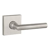 Baldwin FDTUBCSR112 Reserve Full Dummy Lockset x Tube with Contemporary Square Rose in Aged Bronze F