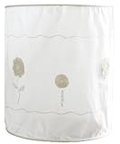 Taftan Crochetted Flowers Lampshade Fabric (White) by Taftan