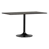 arne テーブル 木製 高さ70cm ダイニングテーブル ソファーテーブル カフェテーブル 会議室 幅120cm straight 1200 ダークブラウン×ブラック