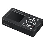 イーサプライ ビデオキャプチャー 小型 RCA AV S端子 HDMI出力 キャプチャーボード 480p モニター付き 2.4インチ VHS ビデオテープ USBメモリ microSDカード EZ4-MEDI053