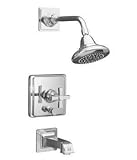 Kohler T13133-3B-BV Pinstripe Pure RiteTemp PressureBalancing [並行輸入品]