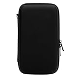 New 2DS XL、2DS LL、New 3DS 3DS用キャリングケース、防水、8ゲームスロット付きハードシェルトラベルバッグ、ポータブルコンソール保護ポーチ (黒)