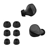 kwmobile 6x イヤーチップ Jabra Elite 7 Pro/Elite 7 Active対応 イヤーピース - 交換用 3つのサイズ S/M/L セット - シリコン イヤホンキャップ