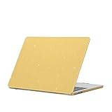 for MacBook Pro 13 インチケース 2024 2023-2017 13.3 Pro (13.3Pro A1706/A1708/A1989/A2159/A2338対応 アップルのノートパソコン保護カバー 放熱穴 落下防止耐傷 軽量 超薄型 おしゃれ (タードリルイエロー, 13.3 Pro (13.3Pro A1706/A1708/A1989/A2159/A2338)