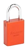 CCLセキュリティ90317 Sesamee 900シリーズアルミボディPadlocks、1 – 1 / 2 "ボディ幅、オレンジ