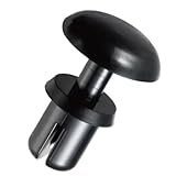 アドパック 【国産品】 ナイロンプッシュリベット 軸径D＝4mm L=6mm 適応板厚3.5～4.5mm 【15本入り】