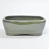 瀬戸焼 長方切立夏虫色 4号鉢 幅13cm×奥行10cm×高さ4cm