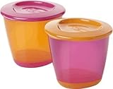 Tommee Tippee 2-pk storage bowls pink by Tommee Tippee