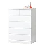 ハイチェスト【シャイン】 5段 幅60cm スライドレール式引き出し 【完成品】