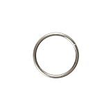 KIYOHARA サンコッコー 鉄製二重カン 10mm 10個入 ニッケル SUN13-45