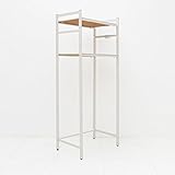 nsp009wh/nspランドリーラック 単品 （天板：ホワイト）