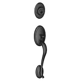 Schlage f58wkf622ウェイクフィールドExterior Handleset withデッドボルト、マットブラック( Exterior半分のみ) by Schlageロック会社