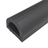 篠田ゴム D型ストッパー 幅20ｍｍ×高さ14ｍｍ×厚さ3ｍｍ 長さ2ｍ