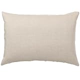 無印良品 麻平織 まくらカバー・43×63cm用・生成 84744488