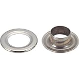 トラスコ中山:TRUSCO 両面ハトメ ステンレス 12mm 100組入 THP-S12 型式:THP-S12（1セット:100組入）
