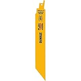 DEWALT DWAFV481418 FLEXVOLT 14/18 TPI Metal Recip Saw Blade (5 Pack), 8" [並行輸入品]