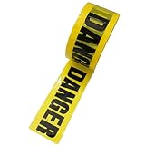 ハロウィン警告テープ イエロー 注意テープ Danger 危険バリアテープ ハロウィン恐怖テープ バリケードテープ お化け屋敷パーティーの装飾用 2.4cm*25m 1ロール