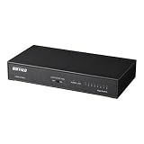 LSW6-GT-8NS/DBK [Giga 8ポート スイッチ 電源内蔵 金属 マグネット付 ブラック]