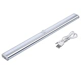 tdrshine充電式モーションセンサーLEDナイトライトwith 20超明るいLEDランプビーズstick-on壁ライトステップランプルームライト/ワードローブ/ Anywhere
