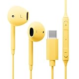 Premium Style USB Type-C ステレオイヤホン イエロー PG-SEIE2YE7