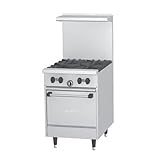 プロパンガーランド/ US範囲u24 – 4l範囲24 Wide 4 Burners 32 000 Btu With Space Saverオーブン32 000 Btu Uシリーズ