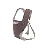 Adjustable Infant Baby Carrier Newborn Kid Wrap Rider Comfort Backpack Child Sling (Gray) by Baby Lo