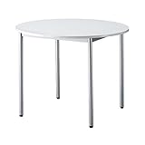 b-Foret ホワイト 丸テーブル 900φ ミーティングテーブルにも