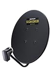 DXアンテナ BSアンテナ 【2K 4K 8K 対応】 45cm形 BS 110度CSアンテナ ブラック BC451ASB
