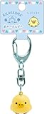 サンエックス リラックマ ｢こもれびキャンプ｣ 鈴キーホルダー キイロイトリ AB14703 H7×W2.5×D1.5cm
