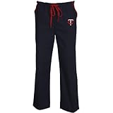 MLB Minnesota Twins Navyブルーソリッドスクラブパンツ( Large )
