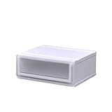 《4個セット》 収納チェスト クリアチェストC520-1 1段 幅52×奥行45×高さ20.6cm (C) クリア