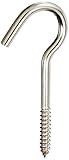 Stanley National Hardware 2153BC 1/4" x 4-1/4" Screw Hook in Stainless Steel [並行輸入品]