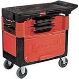 ラバーメイド トレードカート カギ付き/ボックス・ビン付き ブラック 61808807-8036 【8194729】