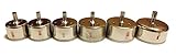 ダイヤモンド コアビット ドリル ガラス 板 穴あけ 用 40mm 45mm 50mm 55mm 60mm 65mm 6本 セット