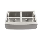 33 " x 18.5 "ダブルボウルFarmhouse Kitchen Sink