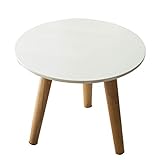 gannbarou 木製 サイドテーブル ガーデンテーブル ミニテーブル ローテーブル フロアテーブル ナイトテーブル ベッドサイドテーブル ソファサイドテーブル カフェテーブル コーヒーテーブル エンドテーブル 収納ラック 円型 おしゃれ