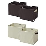 日用品 収納用品 関連商品 ニュースペーパーボックス 2個組 ブラウン・N-CQ-NP-BR-2P