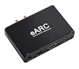 H.May eARC-RCA+SPDIF+HDMIオーディオ・コンバーター、RCA 3.5mmオーディオ・アダプター、24bit/192KHzオーディオ・サンプリング・レート、ARCオーディオ・リターン、HD 5.1およびHD 7.1チャンネル、eARCおよびARC入力対応