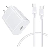 急速充電器 type-c Android充電器 25W/3A iPhone15充電 スマホ充電器 Type-Cケーブル 短い 0.91m/1本 qc3.0アダプター ChrisPow アンドロイド充電器 pdケーブル type c acアダプター USBコンセント USB電源アダプタiPhone 15 15 Plus 15 Pro 15 Pro Max、Galaxy S24 S23 (ホワイト)