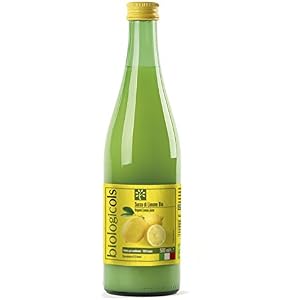 シチリア産有機レモン生搾りストーレート果汁 500ml 有機JAS認証