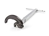 TEKTON WRN92004 Telescoping Basin Wrench, Extra Large Jaw 7/8-Inch to 2-1/2-Inch Capacity, Long Reac