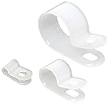 Morris 22444 Morris Products 22444 Plastic Cable Clamp, Plastic, UV Black, 3/16" Size (Pack of 10), 